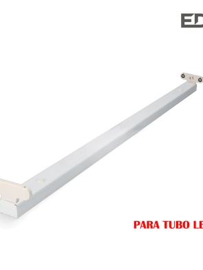 ARMADURA PARA 2 TUBOS LED DE 18W (EQ 2x36W) 123cm EDM