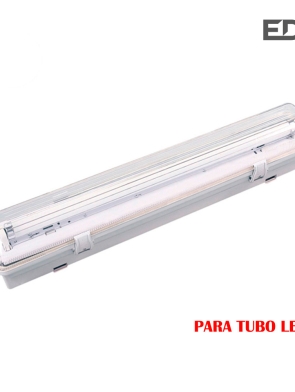 ARMADURA ESTANCA PARA 1 TUBO LED DE 9W (EQ 1X18W) 65cm IP44 EDM